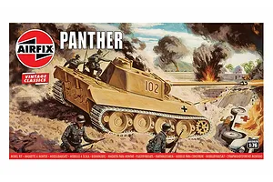 Airfix 1/76 Panther Tank Scaled Plastic Model Kit