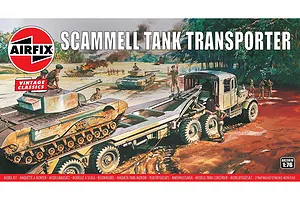 Airfix 1/76 Scammell Tank Transporter Scaled Plastic Model Kit image 46654