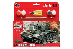 Airfix 1/76 Cromwell Cruiser Tank Scaled Plastic Model Kit