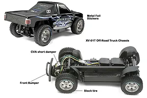 Tamiya XV-01T Asterion RC Short Course Truck Electric 4WD 1/10 Scale Kit image 46780