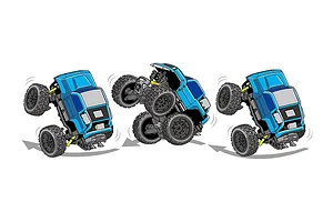 Tamiya SW-01 Mudmad RC Monster Truck Electric 4WD 1/24 Scale Kit - Blue image 46784