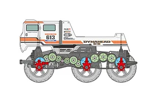 Tamiya G6-01TR Dynahead RC Truck Electric 6x6 1/18 Scale Kit image 46811