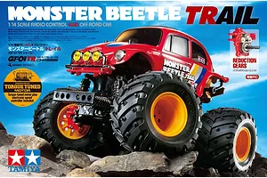 Tamiya GF-01TR Monster Beetle Trail RC Rock Crawler Electric 4WD 1/14 Scale Kit image 46854