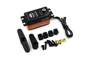 Yeah Racing Orange Aluminium Low Profile Coreless 10kg 8.4v Titanium & Copper Geared Servo image 46892
