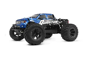 Maverick 1/10 Quantum MT Blue & Silver Painted Body Shell w/ Decals image 46963