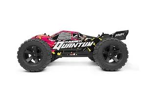 Maverick 1/10 Quantum XT Pink & Yellow Painted Body Shell w/ Decals image 46975