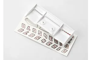 Traxxas 1/16 E-Revo Wing (White) w/ Decal Sheet image 4715