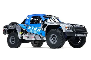 Losi Super Baja Rey 2.0 8S 4X4 RC Short Course Truck Electric Brushless 4WD 1/6 Scale RTR - King Shock Edition Blue image 47438