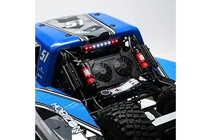 Losi Super Baja Rey 2.0 8S 4X4 RC Short Course Truck Electric Brushless 4WD 1/6 Scale RTR - King Shock Edition Blue image 47446