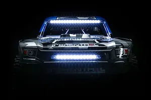 Losi Super Baja Rey 2.0 8S 4X4 RC Short Course Truck Electric Brushless 4WD 1/6 Scale RTR - King Shock Edition Blue image 47447