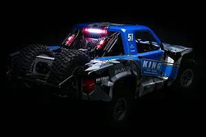 Losi Super Baja Rey 2.0 8S 4X4 RC Short Course Truck Electric Brushless 4WD 1/6 Scale RTR - King Shock Edition Blue image 47448