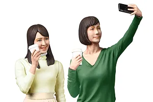 Tamiya 1/24 Campus Friends Set II Scaled Plastic Model Kit image 47496