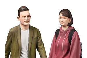 Tamiya 1/24 Campus Friends Set II Scaled Plastic Model Kit image 47497