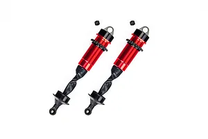 ARRMA 134mm Red Aluminium Shocks 2Pcs w/ Additional Hardware image 47531