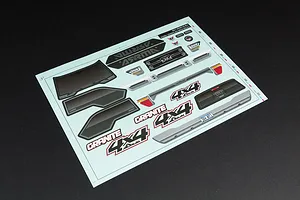 ARRMA 1/10 GRANITE 4x4 Clear Unpainted Body Shell w/ Decal image 47539
