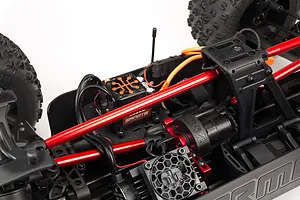 ARRMA 1/5 Kraton 8S BLX Red Aluminium 211mm Front Upper Chassis Brace image 47601