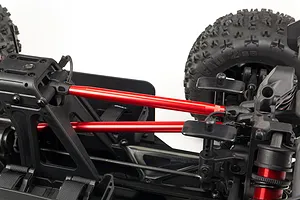 ARRMA 1/5 Kraton 8S BLX Red Aluminium 164mm Rear Upper Chassis Brace image 47608