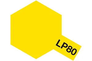 Tamiya LP-80 Flat Yellow Lacquer Paint 10ml image 47619