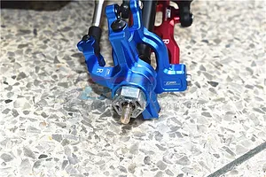 GPM Aluminium Front Steering Hubs 2Pcs - Red image 47685