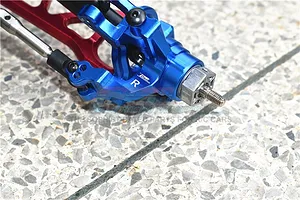 GPM Aluminium Front Steering Hubs 2Pcs - Red image 47686