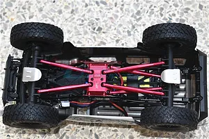 GPM Stainless Steel SCX24 Front & Rear Differential Skid Plate Set image 47706