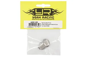 Yeah Racing SCX24 Stainless Steel Front & Rear Differential Skid Plate Set image 47731