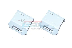 GPM Stainless Steel Front &amp;amp; Rear Gearbox Skid Plate 2Pcs image 2