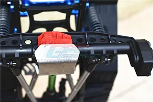 GPM Stainless Steel Front & Rear Gearbox Skid Plates 2Pcs w/ Hardware image 47918