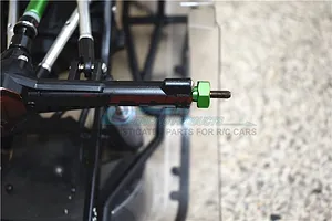 GPM Black Aluminium Front & Rear Hex Adapters 4Pcs w/ Hardware image 47930