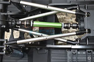 GPM Aluminium Front & Rear CVD Driveshafts 2Pcs - Black image 47935