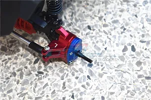 GPM Aluminium Inner Front Steering Hubs 2Pcs - Black image 47951