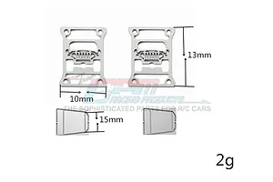GPM Black Stainless Steel Type B Taillight Covers 4Pcs image 47958
