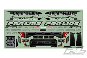 Pro-Line 1/10 Rustler 4x4 2017 Ford F-150 Raptor Clear Unpainted Body Shell image 47998