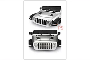 GPM Silver Stainless Steel Front Grill image 48001