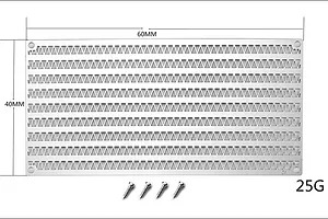 GPM Silver Stainless Steel Front Grill image 48004