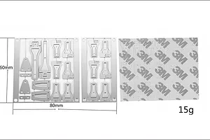 GPM Black Stainless Steel TRX-4 Defender Door Hinge Set image 48009