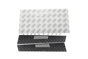 GPM Black Stainless Steel Slip Proof Tread Hood Set image 48015
