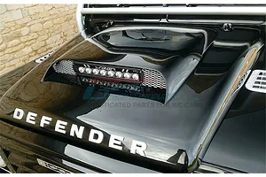 GPM TRX-4 Defender Clear Unpainted Hood w/ Intake Grill & Hinge Set image 48027