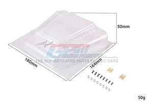 GPM TRX-4 Defender Clear Unpainted Hood w/ Hinge Set image 48032