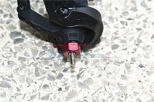 GPM Aluminium 12x7mm Hex Adaptors 4Pcs - Red image 48064