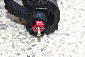 GPM Aluminium 12x7mm Hex Adaptors 4Pcs - Red image 48065