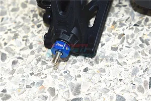 GPM Aluminium 12x7mm Hex Adaptors 4Pcs - Red image 48066