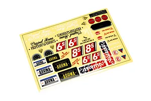 ARRMA 1/7 Scale Body Accessories Set A w/ Decal Sheet image 48077