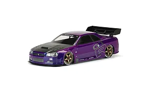 Protoform 1/7 ARRMA Infraction 2002 Nissan Skyline GT-R R34 Unpainted Body Shell image 48090