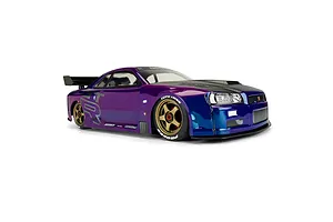 Protoform 1/7 ARRMA Infraction 2002 Nissan Skyline GT-R R34 Unpainted Body Shell image 48094
