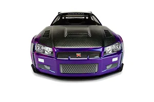 Protoform 1/7 ARRMA Infraction 2002 Nissan Skyline GT-R R34 Unpainted Body Shell image 48095