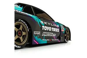 Protoform 1/7 ARRMA Infraction 2002 Nissan Skyline GT-R R34 Unpainted Body Shell image 48096