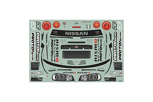 Protoform 1/7 ARRMA Infraction 2002 Nissan Skyline GT-R R34 Unpainted Body Shell image 48098