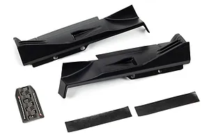 ARRMA 1/7 FELONY 6S BLX Trimmed Resto Mod Muscle Car Orange Painted Body Shell image 48101