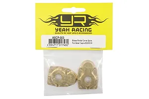 Yeah Racing Brass High Mass Rear Portal Axle Covers 2Pc image 48113